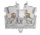 WAGO 2250-311 2-Leiter-Mini-Durchgangsklemme mit Drücker 1 mm² mit Rastf.grau