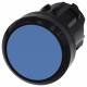 Siemens 3SU10000AA500AA0 3SU1000-0AA50-0AA0 pushbutton, 22mm round blue pushbutton flat