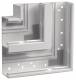 Hager BR652105D7035 flat angle made of base profile plastic OT2x80 light gray