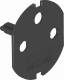 OBO Bettermann 6106735 OBO CST-SKS Codierstift Steckdose / Erdungsstift PC schwarz 