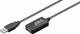 Goobay 95119 Aktives USB 2.0 Verlängerungskabel - mit integriertem Verstärker für eine verlustfreie Signalübertragung