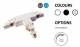 Powergear 3PH T Verbinder DALI 3, LINKS 1 ZU LINKS 2 UMSCHALTBAR, Schwarz