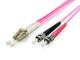 Equip fiber optic patch cable LC->ST 1.00m multimode duplex OM4 vi polybag