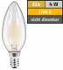 LED filament candle lamp McShine ''Filed'', E14, 4W, 360 lm, warm white, clear