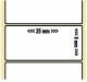 OEM-Factory Labels - Transfer 25 x 8mm, permanent, K76