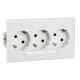 Schneider Electric 5940110 Schneider 3-way plug-in SF master channel ws RAL9016