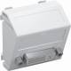 OBO Bettermann 6104742 OBO MTS-DVI S RW1 Multimediaträger DVI Buchse mit Schraub 45x45mm rws 