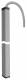 Hager DAF2802000ELN to ceiling column DA200, anodized with double hose