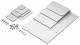 Rittal 9548000 PK Mounting plate, WH: 150x150 mm