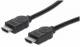 MANHATTAN 323246 High Speed HDMI-Kabel mit Ethernet-Kanal HEC, ARC, HDMI-Stecker auf HDMI-Stecker, geschirmt, schwarz, 10 m