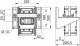 Schneider Electric KSB630ZV1 Schneider lower support for mounting 630A