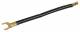 Hager K67D connecting line 6 sq mm, 110 mm, with end sleeve / black fork
