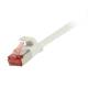 Patch cable RJ45, CAT6 250Mhz, 0.15m white, FTP(U/FTP), TPE(Superflex), flat, Synergy 21