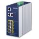 PLANET Industrial 8 100/1000X SFP+ 2-Port 10/100/1000T