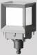 BEGA 84680AK3 Pollerleuchtenkopf 3000K silber 160x160mm