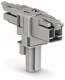 WAGO 890-1601 T-Verteiler 2-P. 2 VK Kod.B grau