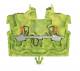 WAGO 2250-317 2-Leiter-Mini-Durchgangsklemme mit Drücker 1 mm² mit Rastf gn-ge
