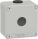 Schneider Electric XAPD1201 Schneider Leergehäuse XAP, Metall, grau, für 1x22mm, 80x80x51,5