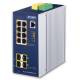 PLANET Industrial 8-Port GE PoE + 2*1G SFP + 2*2.5G SFP
