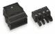WAGO 770-104 socket 0.5-4qmm black black 2x0.5-4qmm pitch 10mm