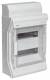 AP Hager small distributor 2-row VE212DN, IP65 310x427x151 mm WxHxD 24PLE