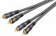 Goobay 60795 RCA connection cable - 2x RCA plug> 2x RCA plug