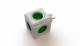 Allocacoc 1103/DEORPC PowerCube Original with rib, 5xDosen (CEE7) -> Plug (CEE7), white / green