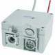 Telegärtner 100022198 H02050A0097 surface-mounted housing IP66, 110x110x66mm PC 7035 o.Bohrg.