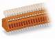 WAGO 233-508 Klemmenleiste für Leiterplatten 0,08-0,5 qmm orange