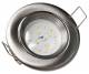 LED-Einbauleuchte McShine, Ø83mm, 5W, 400lm, warmweiß, schwenkbar, ultra flach