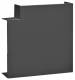 HAGER BR652105H9011 TEH Flat angle schnittkas halogen-free BR 65x210mm top part 80mm