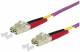 Metz Connect 151S1JOJO20E BTR OpDAT patch cable OM4, LC-D / LC-D MM 2m Heather IV (ZN) H