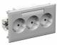 Schneider Electric 5940113 Schneider 3-way socket master with label for duct installation