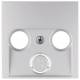 Berker 12031404 central piece of aluminum, 1203 14 04 B.1 for SAT / Antenna