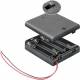 Goobay 11473 Batteriehalter , 4x Mignon ''AA'' - mit Anschlusskabel und Schalter