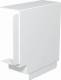 OBO Bettermann 6183522 OBO WDK HF80170LGR flat angle hood 80x170mm PVC light gray RAL7035 
