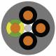 U.I. Lapp 1119854/500 Lapp Oil Flex Classic 110 4x1, 0 sqmm PVC control cable cores without num gnye