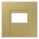 Jung ME2969TC cover f.TAE junction box brass classic LS