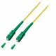 LWL-1-Faser-Patchk. 15mtr.SC(APC8Grad) - SC(APC8Grad), 9/125u,Schrägschliff, simplex