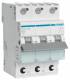 Hager built-out 3-pin C6 MCS306, Quick Connect plug-in technology