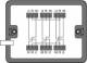 WAGO 899-631/450-000 Verteilerbox Verteilung Wechselstrom (230V)