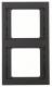Berker 13237006 frame 2-fold 13,237,006, anthracite matt lacquered
