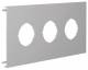 Hager L93037030 Blende 3-fach d=45mm PVC BR OT 120 steingrau