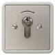 Kaiser Nienhaus 322700 key switch flush-mounted 1-sided button 1-pole