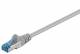 Goobay 94907 CAT 6a Patchkabel, S/FTP (PiMF), Grau - LSZH halogenfrei, Kupfer