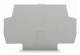 WAGO 859-525 end and intermediate plate gray