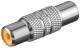 Goobay 11614 Audio adapter - RCA jack> RCA jack