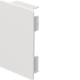 Hager M54639001 end plate to LF60090/60091, M5463 9001 cream