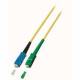 LWL-1-Faser-Patchk. 1,0mtr.SC-SC(APC8Grad), 9/125u, Schrägschliff