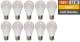 LED-Glühlampe McShine ''Brill241,3 cm ( 95 Zoll ) E27, 12W, 1.000lm, warmweiß, Ra >95, 10er-Pack